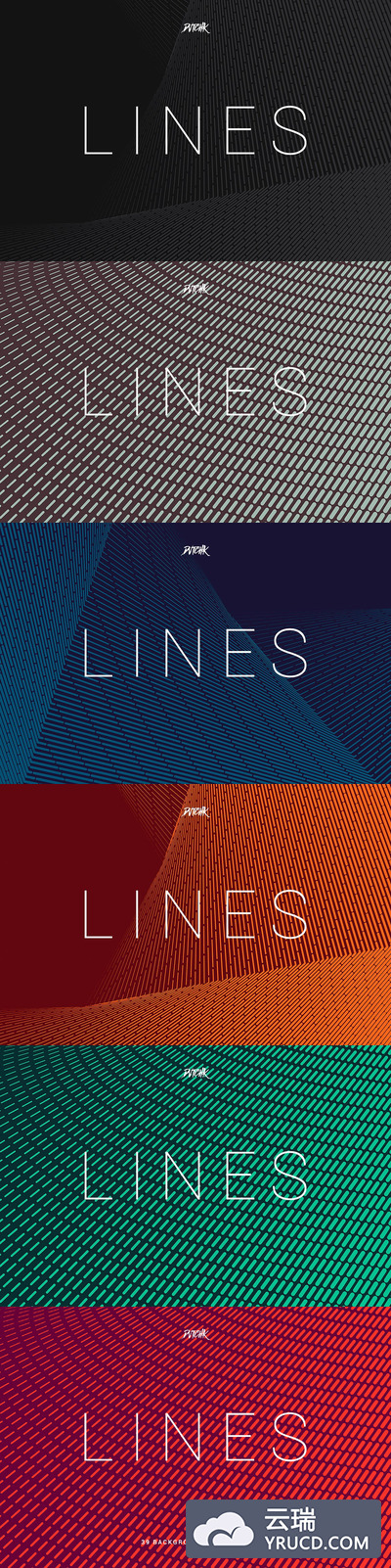 抽象条纹线条背景v4 Lines | Abstract Stripes Bgs | V4