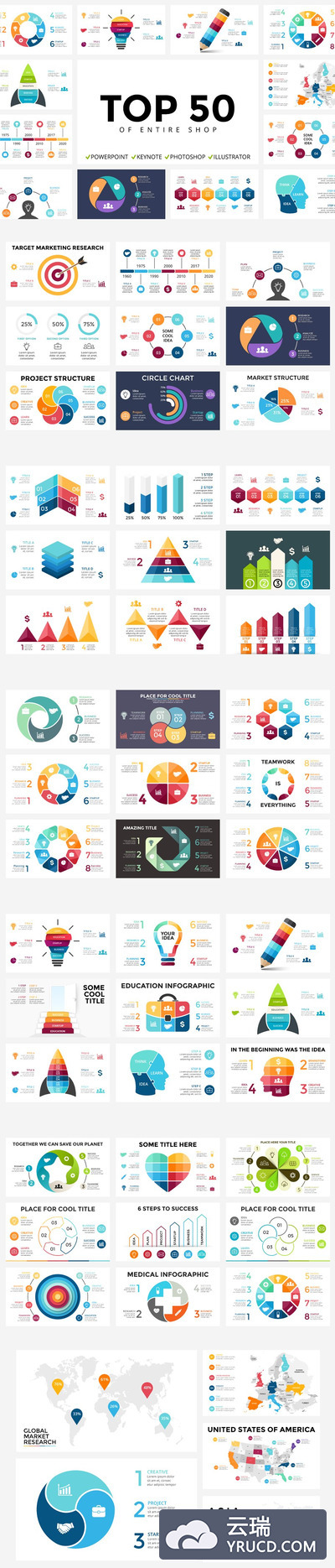 PPT信息图表 Infographics - Shop Best Sellers