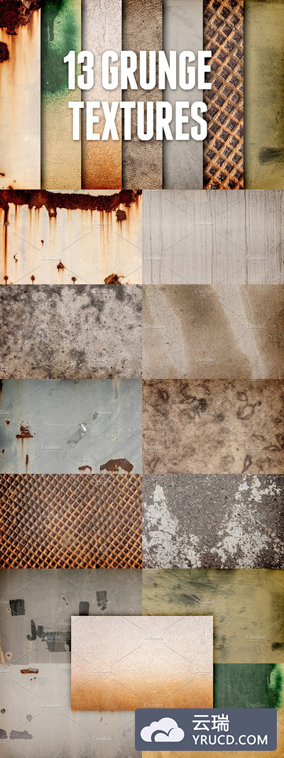 破旧肌理纹理 Grunge Texture Pack 1