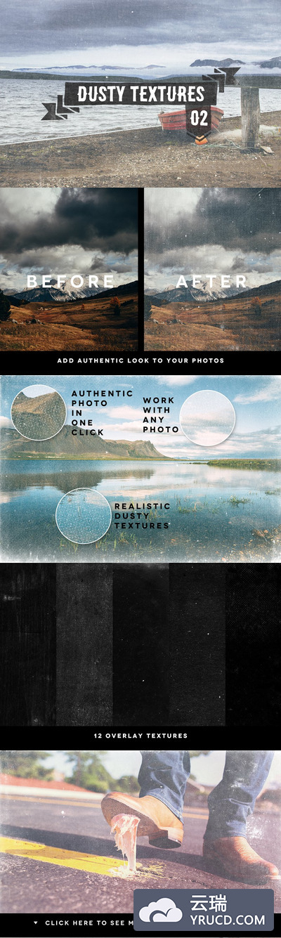 灰尘覆盖纹理卷02 Dusty Overlay Textures Vol. 02