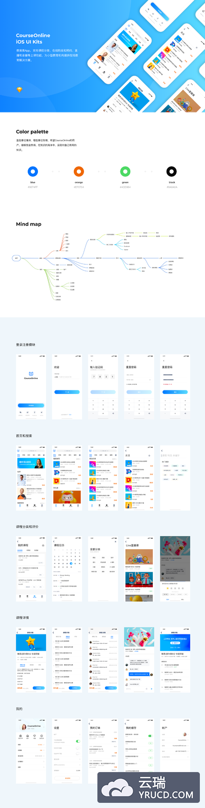 CourseOnline-在线教育类App