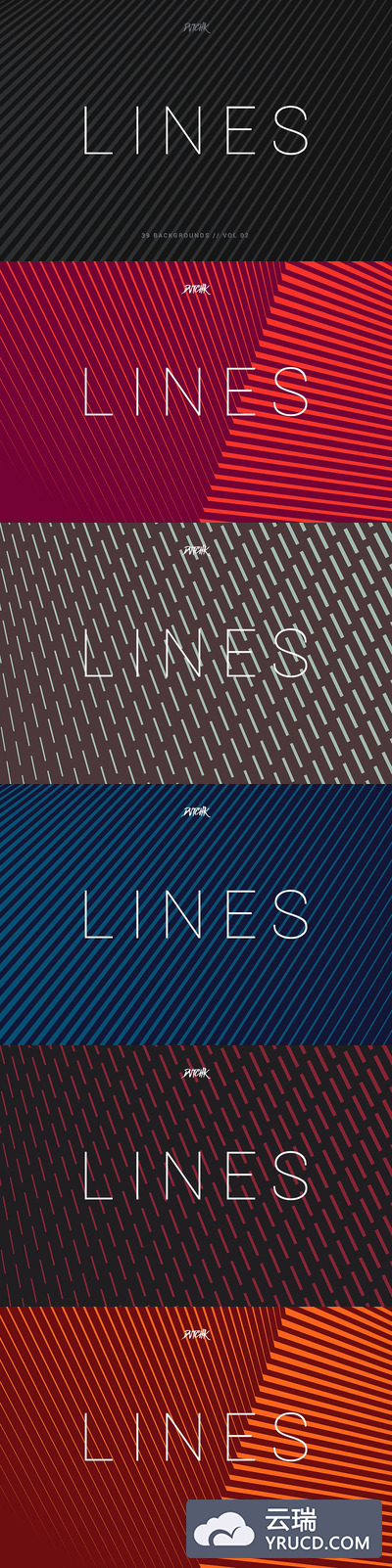 抽象条纹线型背景v2 Lines | Abstract Stripes Bgs | V2