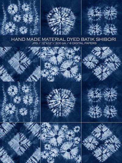 材料染色蜡染背景纹理 Material dyed batik. Shibori