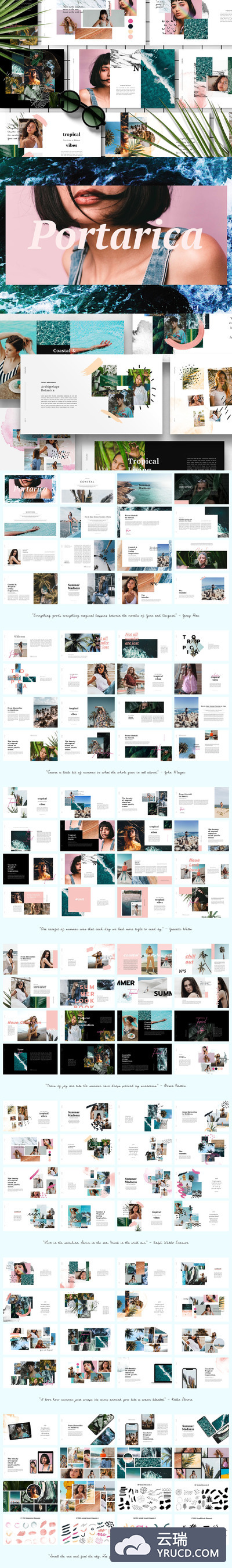 Keynote PPT模板 PORTARICA - Keynote Template