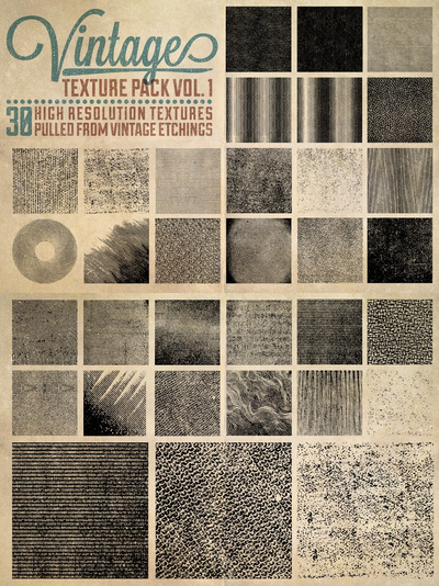 经典背景纹理包1 Vintage Texture Pack Vol. 1