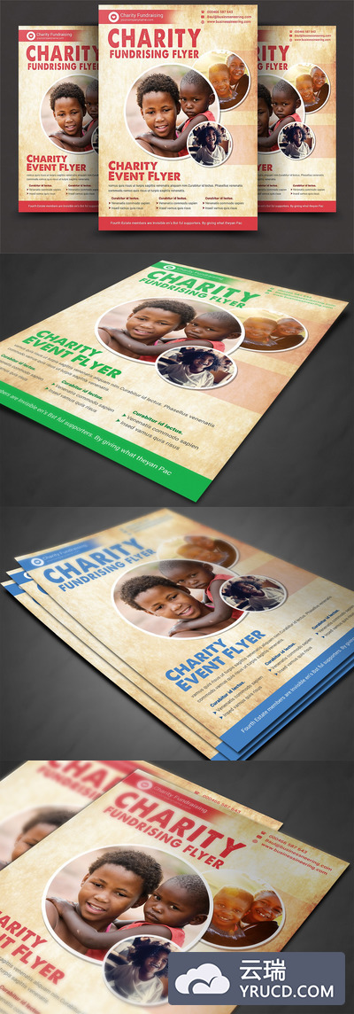 公益海报模板 Charity Flyer Templates