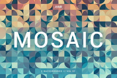 抽象渐变背景纹理1 Mosaic | Abstract Gradient Bgs | V1