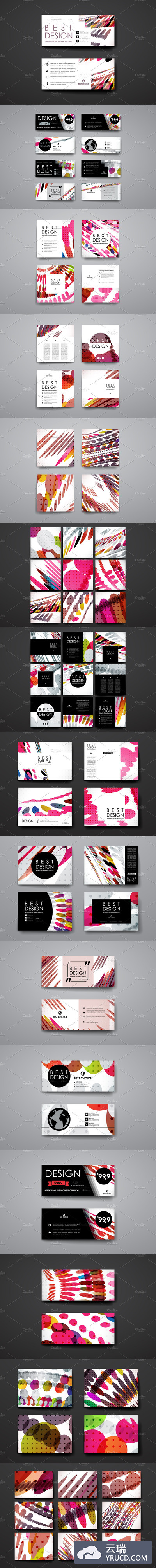 漂亮的卡片海报模板 Beautiful Banners and Cards