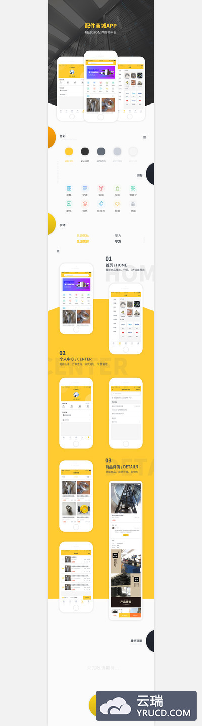 电商类型 APP UI KIT