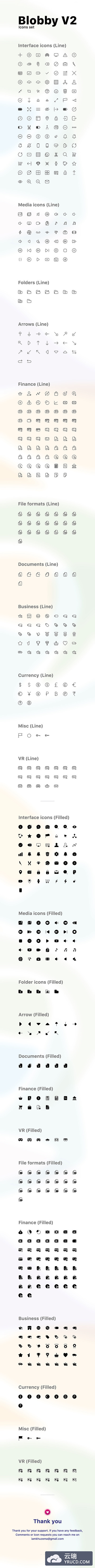 常用的Ui图标套装下载[Sketch,XD]