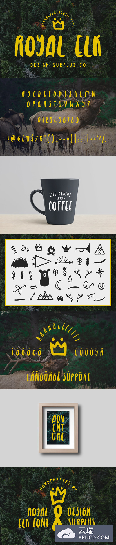 皇家麋鹿手写字体 Royal Elk Font