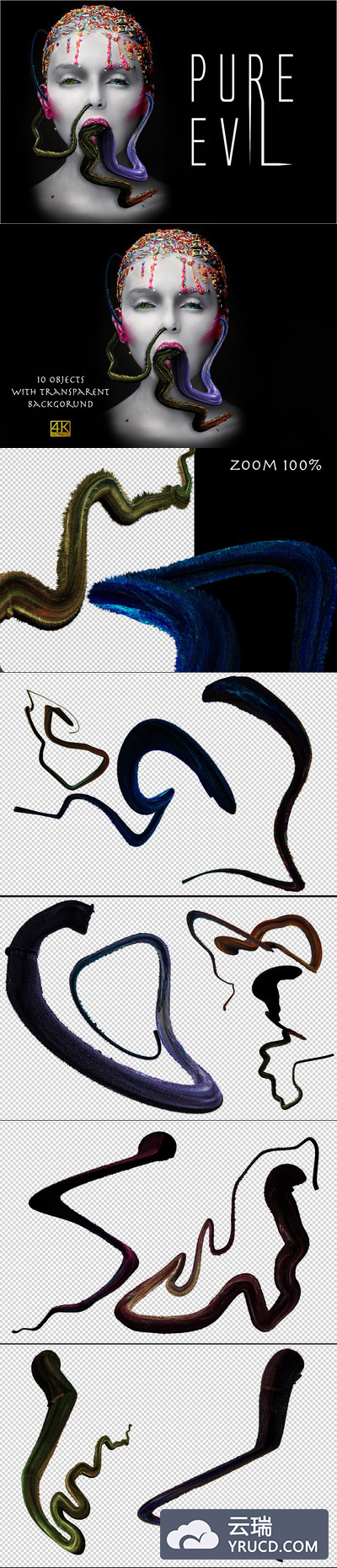 万圣节设计图片 Pure Evil