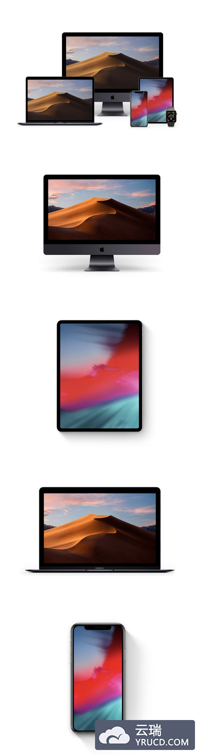 新鲜的苹果设备样机大合集下载[PSD]
