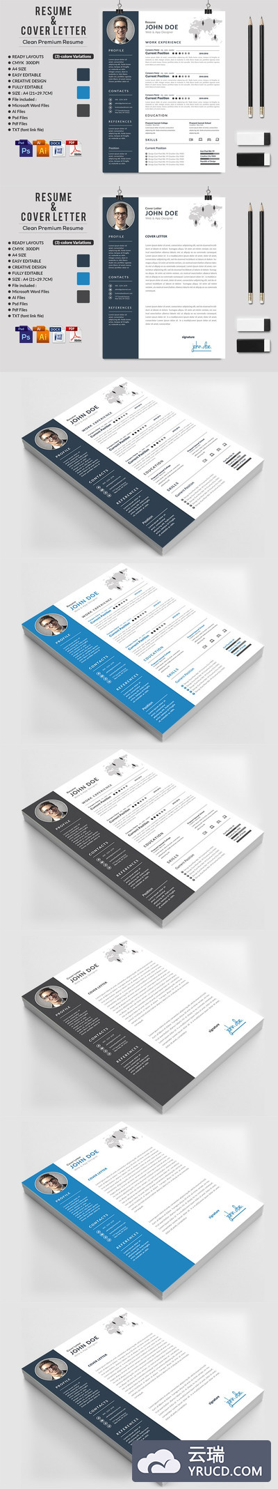 简单的简历模板 Resume