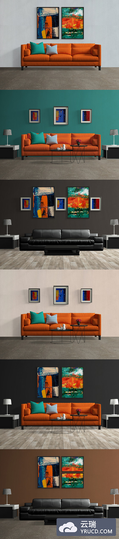 精品质室内客厅样机下载[PSD]