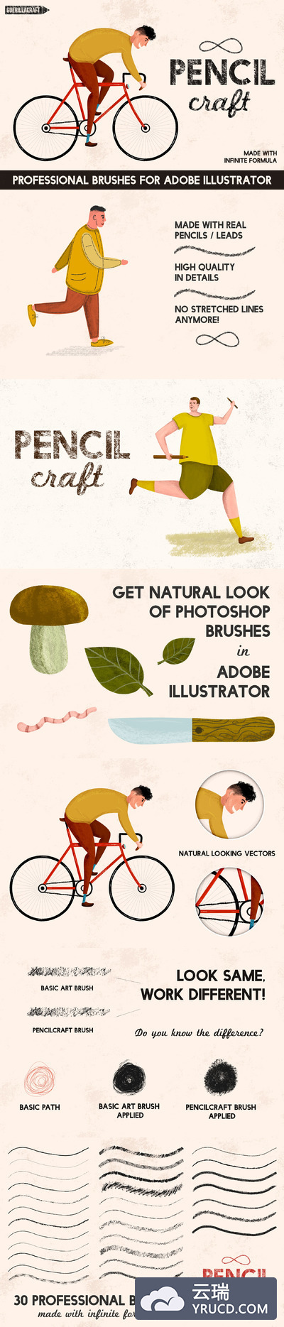 铅笔笔刷 Pencilcraft Brushes by Guerillacraft