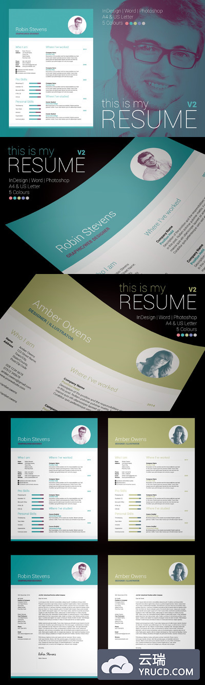 经典简约排版简历模板 My Resume Version 2