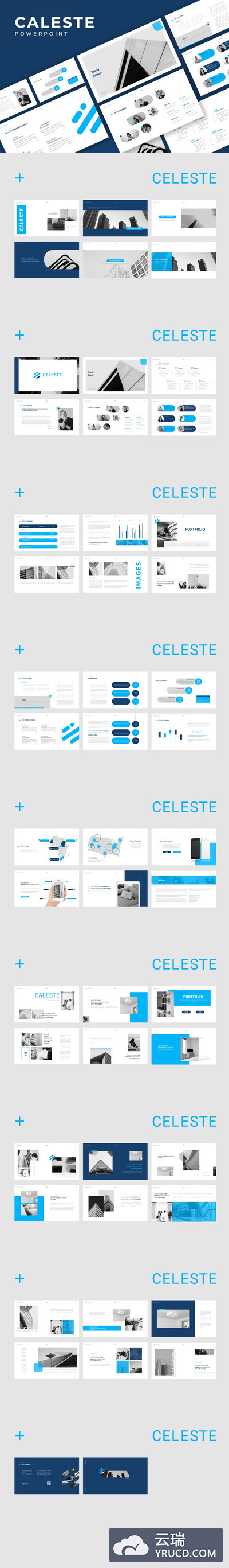 极简风格的时尚高端简约高端优雅商业商务质感配色多用途powerpoint幻灯片演示模板（pptx）