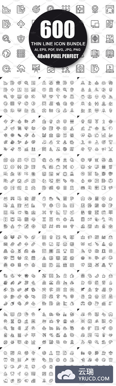 矢量线型图标 Vector Line Icons