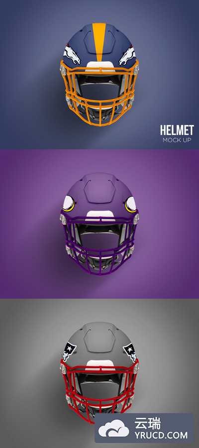 样机 | 橄榄球头盔智能高分辨率元素