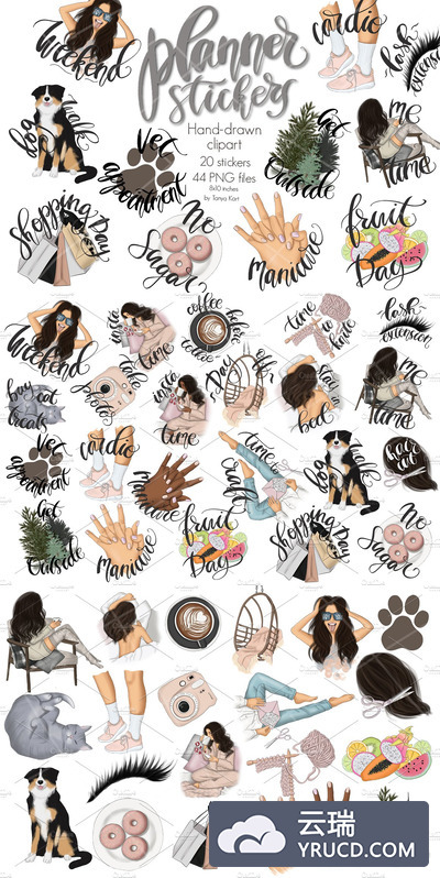 规划贴纸收集 Planner Stickers Collection