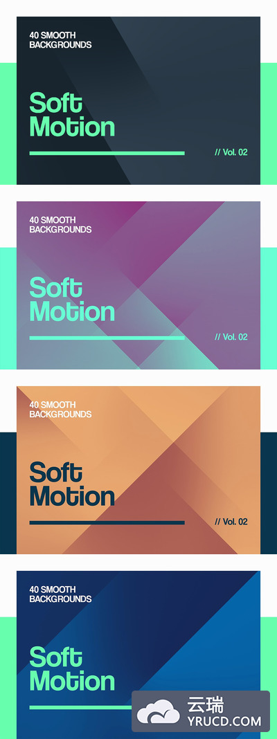 简约背景纹理2 Soft Motion | Smooth Bgs | Vol. 02