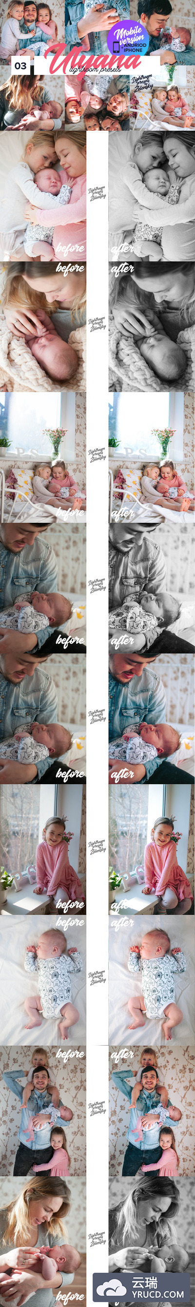 非常真实的增加皮肤质感的Lightroom预设动作集合