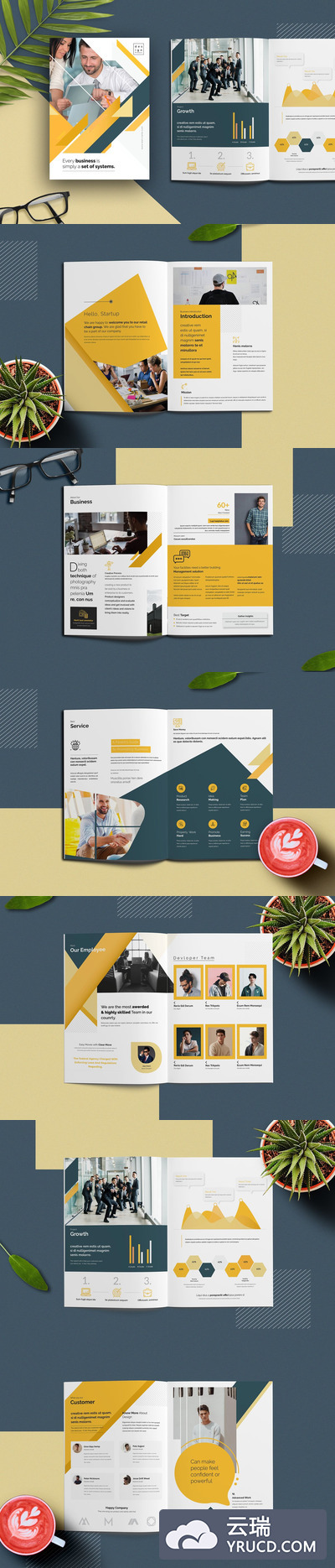 简约现代公司创意提案宣传画册设计