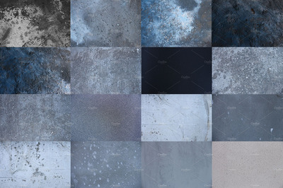 肌理材质背景纹理水泥墙路面材质 16 Wall, Floor, Road Textures