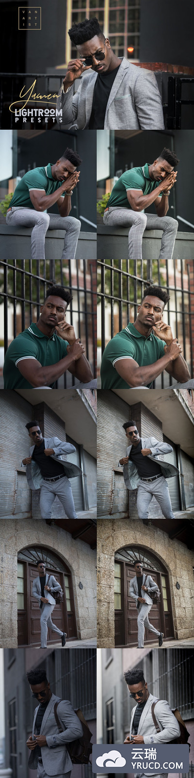 人物肖像时尚潮流服饰Lightroom预设