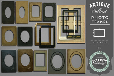 古董画框展览 Antique Cabinet Photo Frames