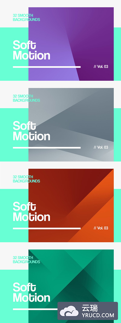 抽象平滑的背景纹理 Soft Motion | Smooth Bgs | Vol. 03