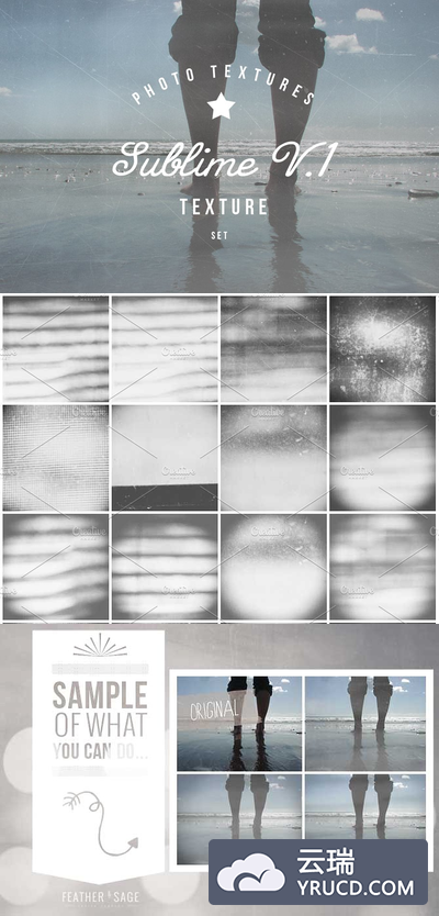 艺术肌理背景纹理 Sublime Vol 1 Fine Art Textures