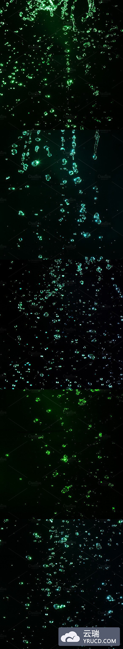 抽象泼溅水花纹理背景 5 JPEG Abstract splashes of water