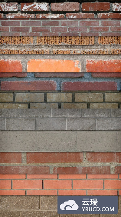 砖块材质肌理背景纹理 Seamless Brick & Tile Texture Pack 1