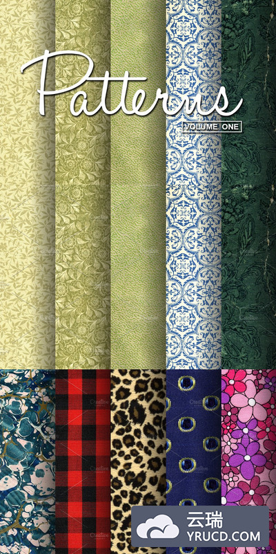 印花图案背景纹理 Patterns - Volume One
