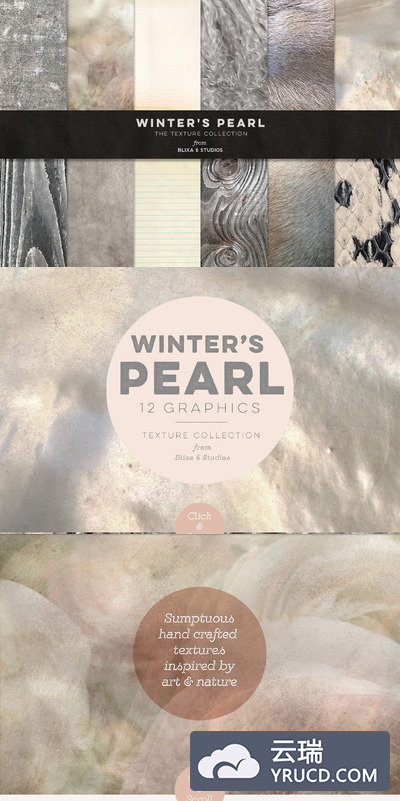 冬季材质自然纹理 Winter's Pearl Natural Textures
