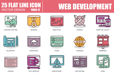 Web开发 - 时尚平面动画图标大全