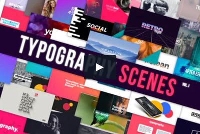 时尚动画企业/社交媒体标题视频AE模板