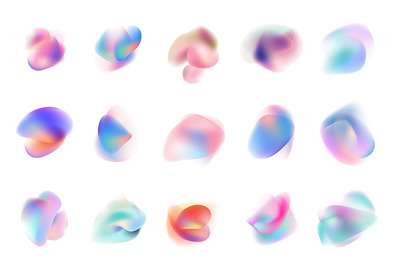 绚丽时尚简约抽象渐变配色多用途高品质logo标志图形设计模板