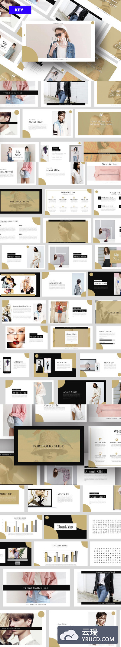 时尚的keynote模板keynote下载精美商务ppt模板下载