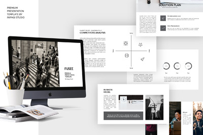 高大上风格的ppt简洁模板好看的ppt模板下载