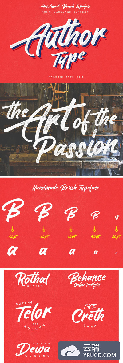 字体 | 英文无衬线手绘文字设计