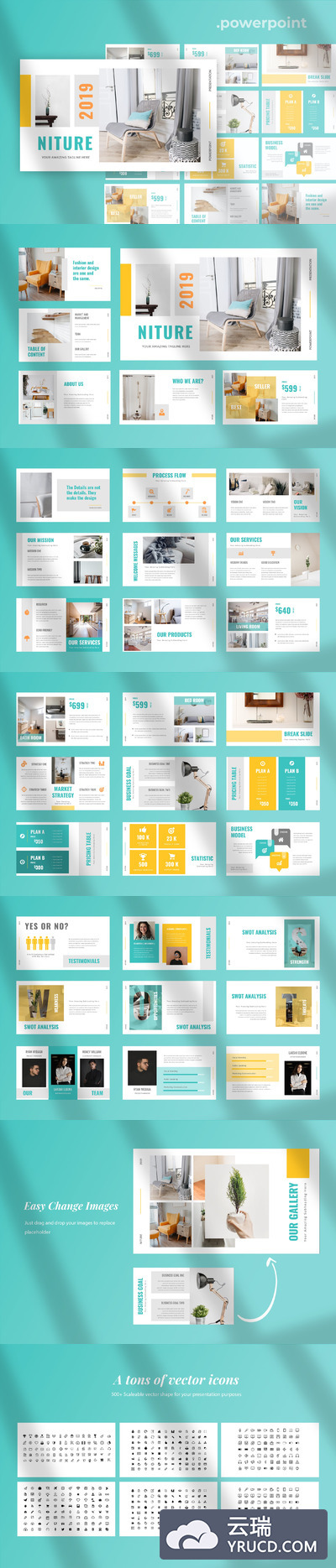 清新风格居家家具产品PPT下载ppt模板ppt 模板工作报告ppt模板