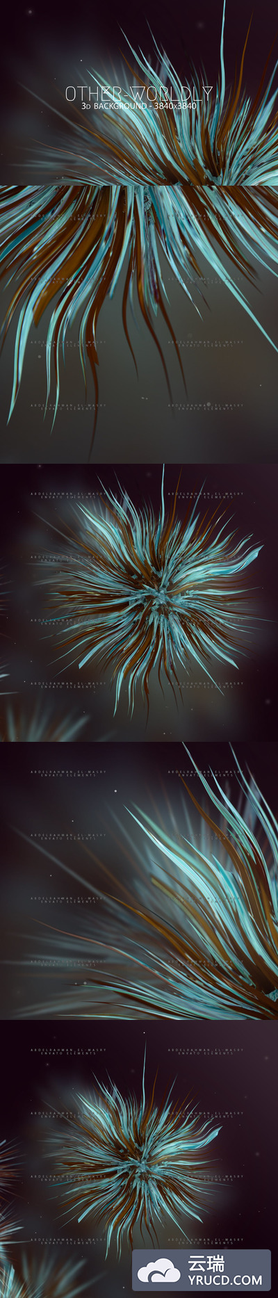 超现实背景3D抽象背景纹理