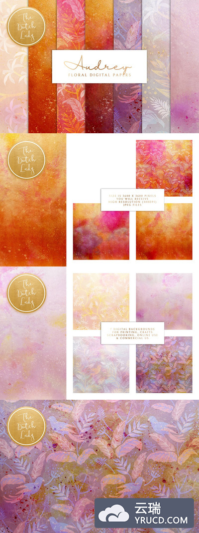 Audrey-高分辨率的花卉背景图片素材