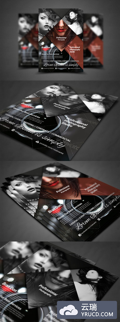 商业海报制作模板 Photography Business Flyer Templates