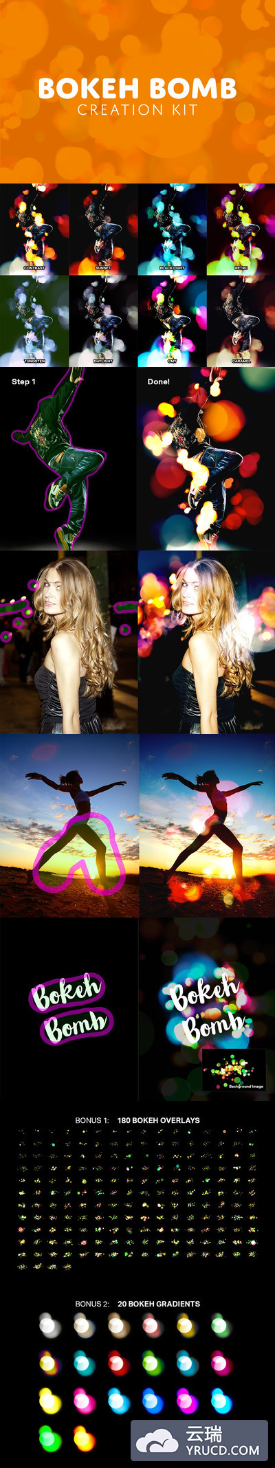 随机背景特效 Bokeh Bomb Creation Kit