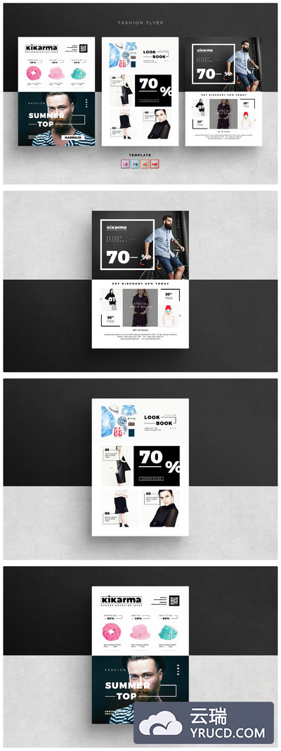 时尚海报制作模板 Fashion Flyer