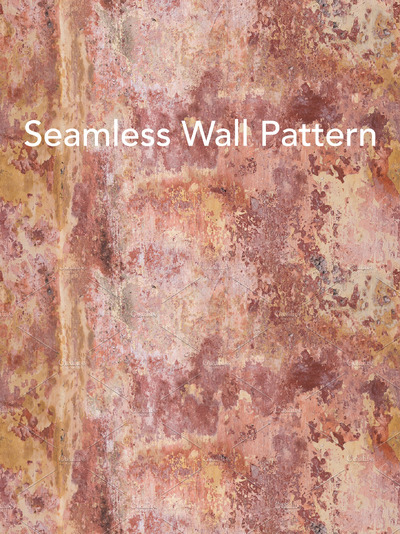 墙壁肌理素材背景纹理 Tileable Seamless Pink Wall Texture